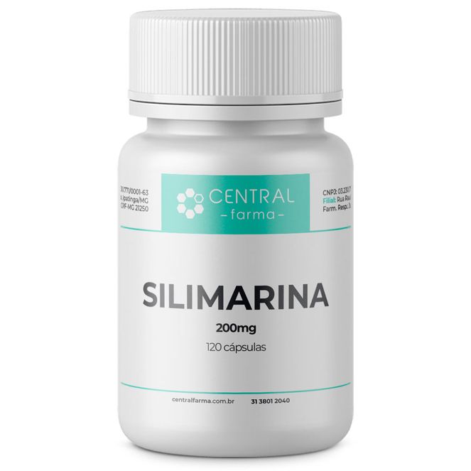 Silimarina--Cardo-Mariano--200mg-120-Capsulas Silimarina--Cardo-Mariano--200mg-120-Capsulas