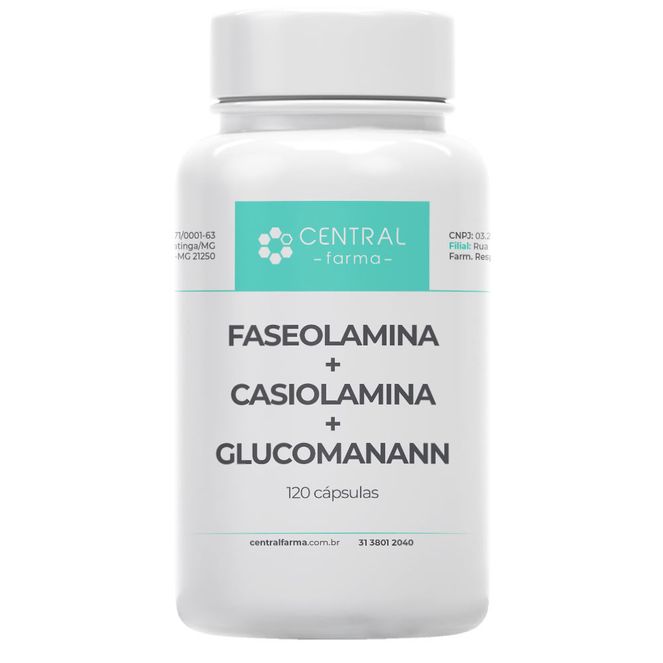 Faseolamina---Casiolamina---Glucomanann---120-Capsulas Faseolamina---Casiolamina---Glucomanann---120-Capsulas