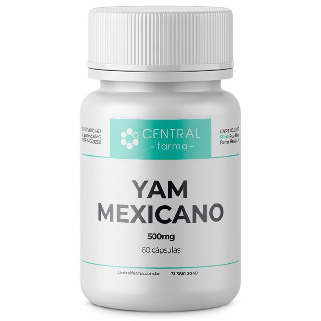 Yam-mexicano--inhame-selvagem--500mg-60-Capsulas Yam-mexicano--inhame-selvagem--500mg-60-Capsulas