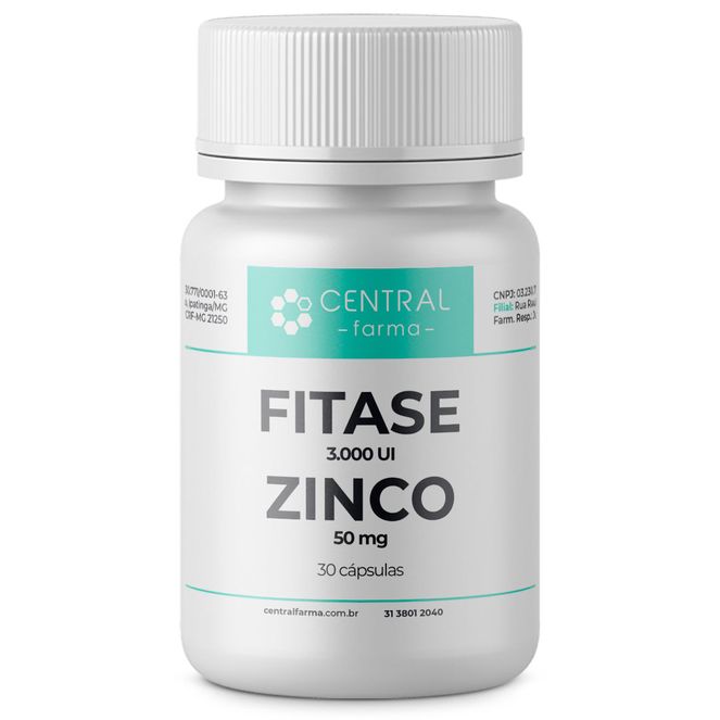 Fitase-3.000-UI---Zinco-Citrato-50-mg----30-Capsulas Fitase-3.000-UI---Zinco-Citrato-50-mg----30-Capsulas
